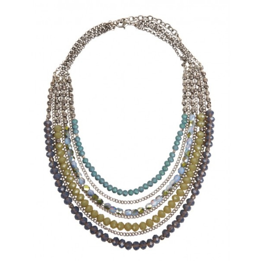 Multi-Layered Bead Necklace